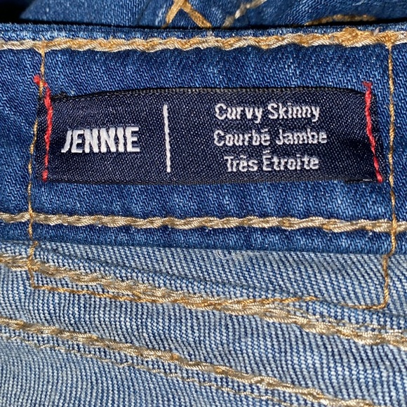 TRUE RELIGION JENNIE CURVY SKINNY SZ 29 JEANS - Picture 6 of 7